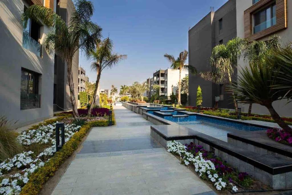 Garden View Three Bedroom Serviced Silver Palm Cairo